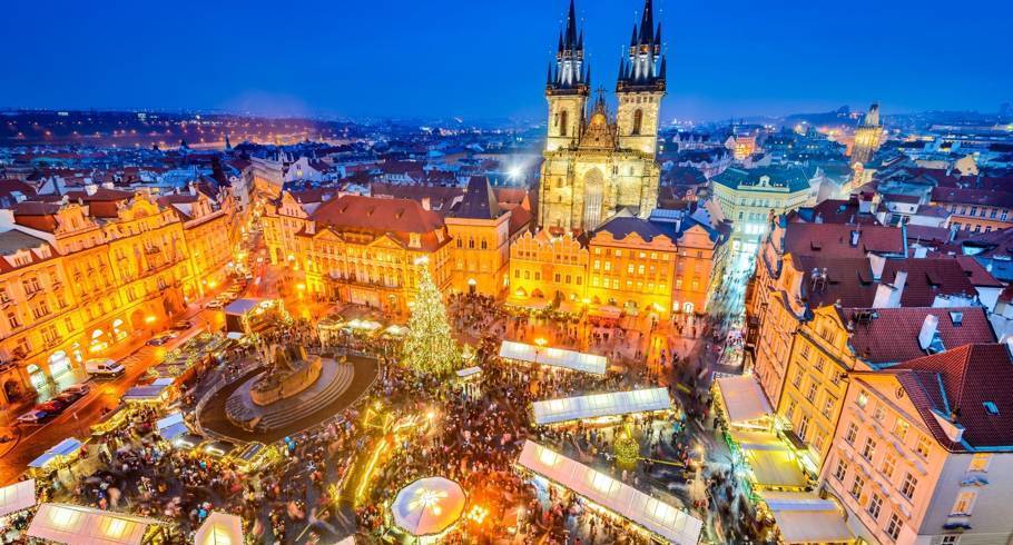 новый год в Праге 2024